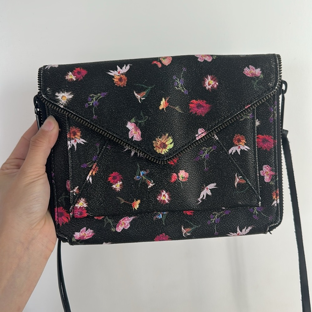Rebecca Minkoff Marlowe Floral Mini Crossbody Bag - Picture 2 of 7